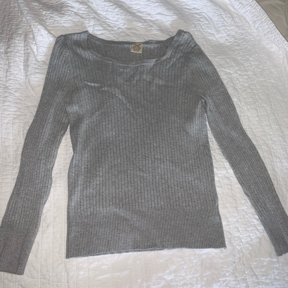 Faded Glory Grey Sweater - M